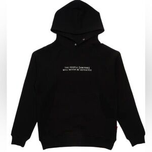 PaliRoots Black Never Defeated Women👩🏻Hoodie Sz M